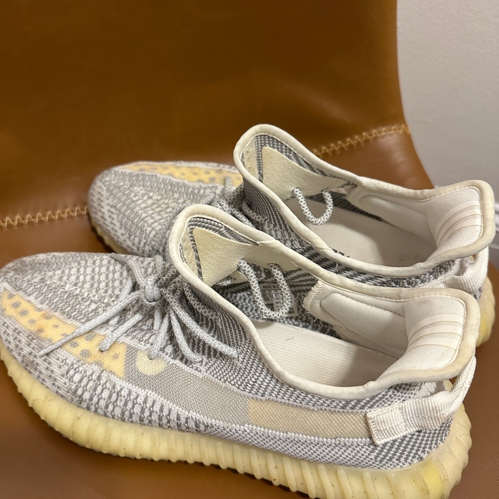 Yeezy Boost 350 V2 Gray Cream Yellow Sneakers